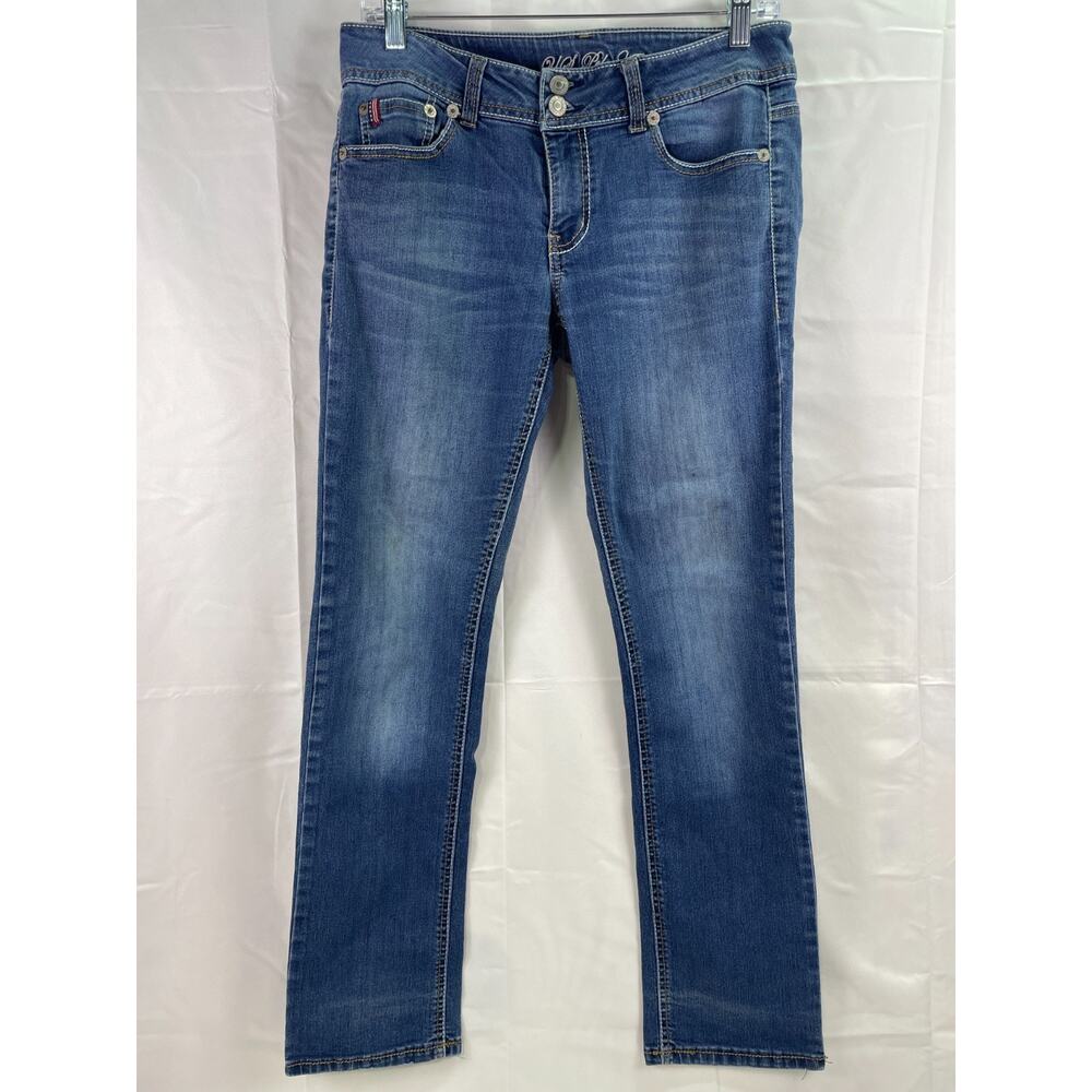 Us Polo Assn Women's Denim High Rise Jamie Straight Leg Stretch Jeans Size 9/10
